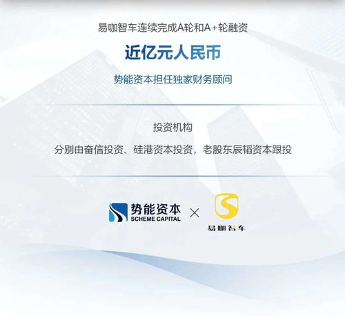 易咖智车连续完成两轮融资 资本宠儿背后的财务推手势能资本解读